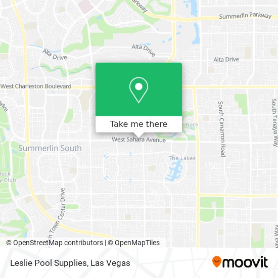 Leslie Pool Supplies map
