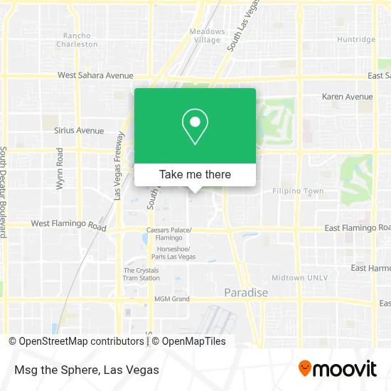 Msg Vip Entrance Map.pdf How to Get to Msg the Sphere in Paradise by Bus?