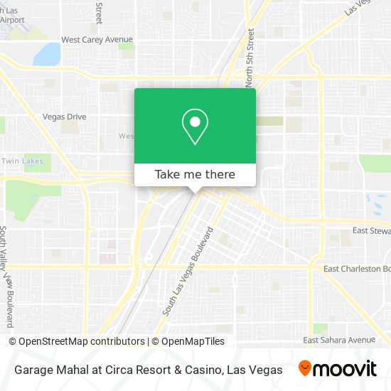 Garage Mahal at Circa Resort & Casino map