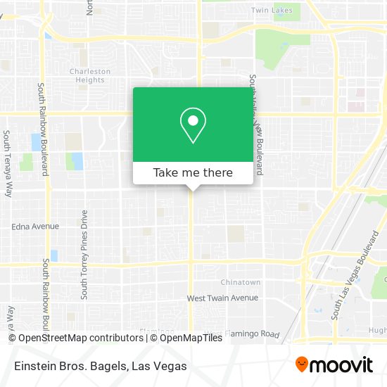 Einstein Bros. Bagels map