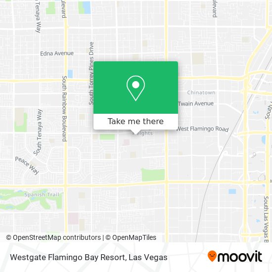 Westgate Flamingo Bay Resort map