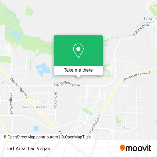 Turf Area map