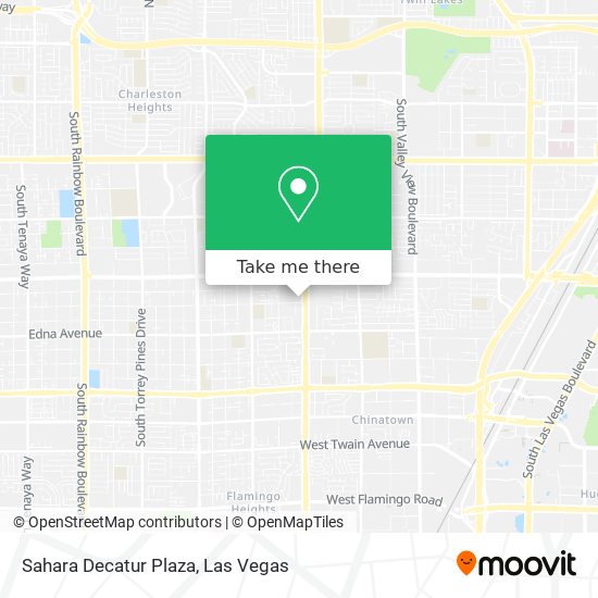 Sahara Decatur Plaza map