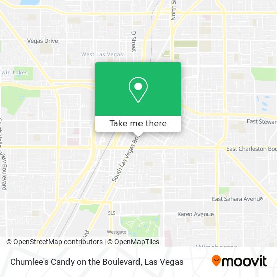 Mapa de Chumlee's Candy on the Boulevard