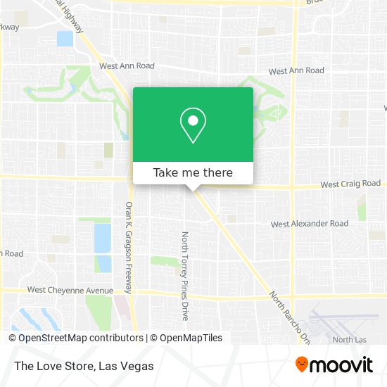 The Love Store map