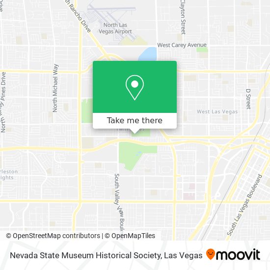 Mapa de Nevada State Museum Historical Society