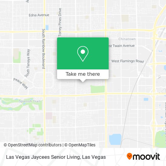 Las Vegas Jaycees Senior Living map