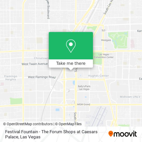How to get to Festival Fountain - The Forum Shops at Caesars Palace in  Paradise by Bus?