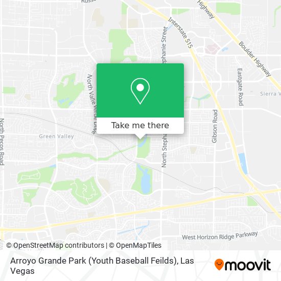 Arroyo Grande Park (Youth Baseball Feilds) map