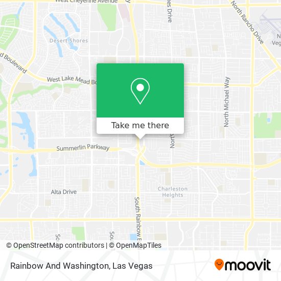 Rainbow And Washington map