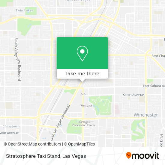 Stratosphere Taxi Stand map