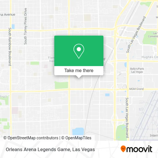 Orleans Arena Legends Game map