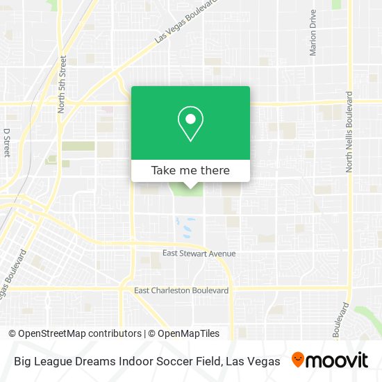 Mapa de Big League Dreams Indoor Soccer Field