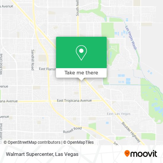 Mapa de Walmart Supercenter
