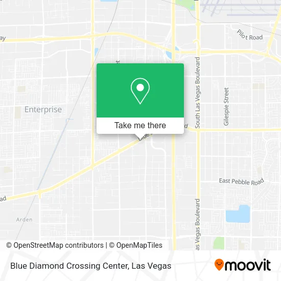 Mapa de Blue Diamond Crossing Center