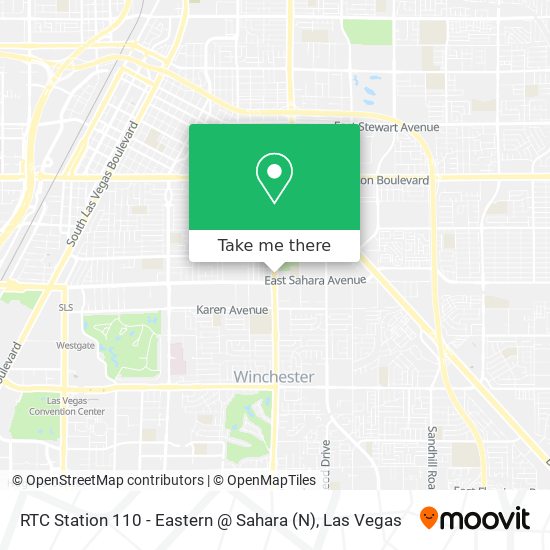RTC Station 110 - Eastern @ Sahara (N) map