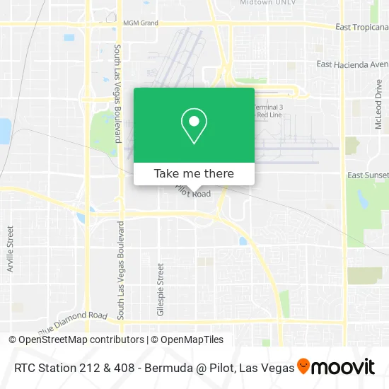 RTC Station 212 & 408 - Bermuda @ Pilot map