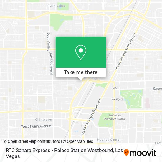 How to get to RTC Sahara Express - Palace Station Westbound in Las Vegas by  Bus?