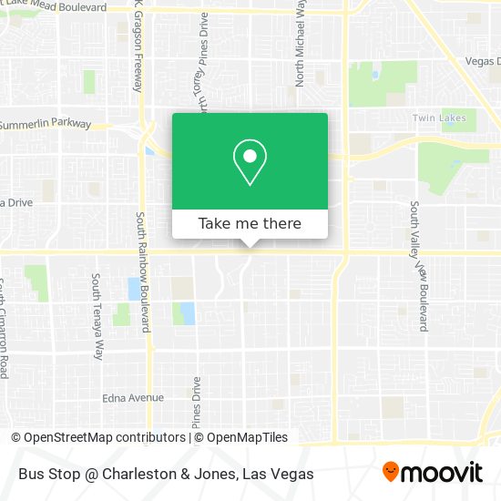 Bus Stop @ Charleston & Jones map