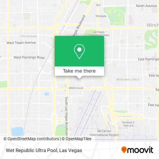 Wet Republic Ultra Pool map