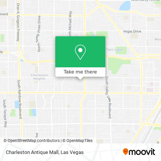 Charleston Antique Mall map