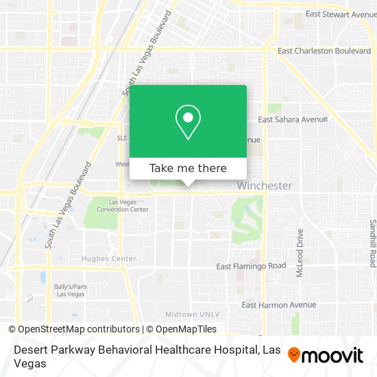 Mapa de Desert Parkway Behavioral Healthcare Hospital