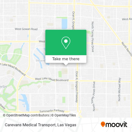 Carevans Medical Transport map