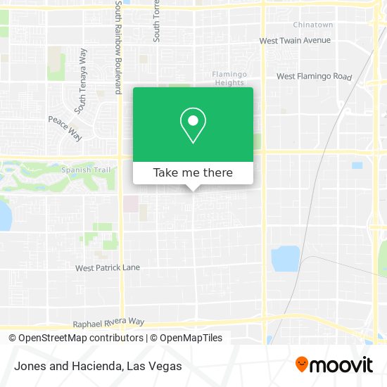 Jones and Hacienda map
