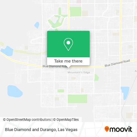 Blue Diamond and Durango map