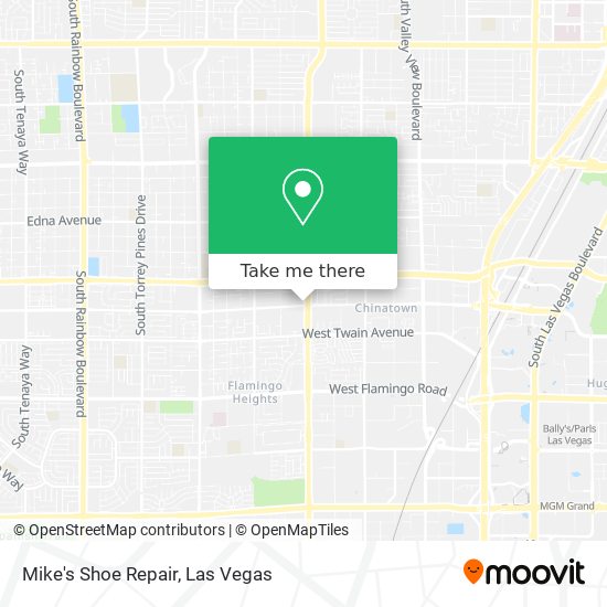 Mike's Shoe Repair map