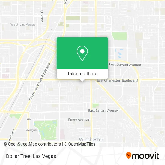 Mapa de Dollar Tree