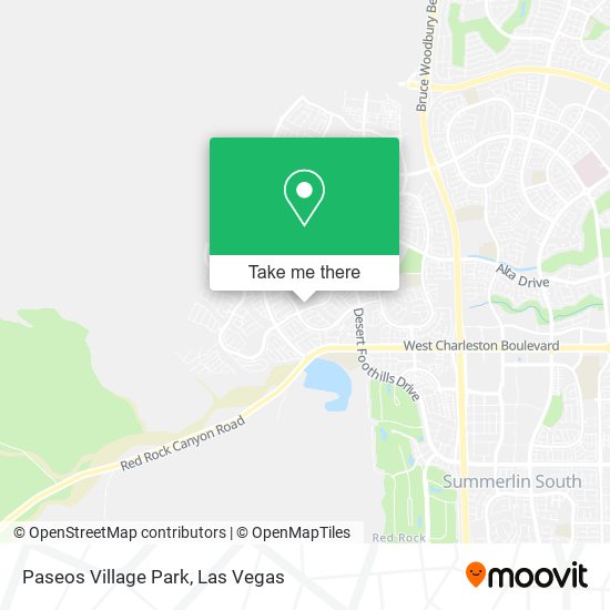 Paseos Village Park map