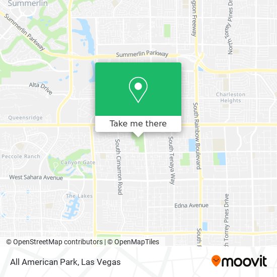 Mapa de All American Park