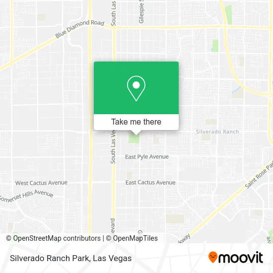 Silverado Ranch Park map