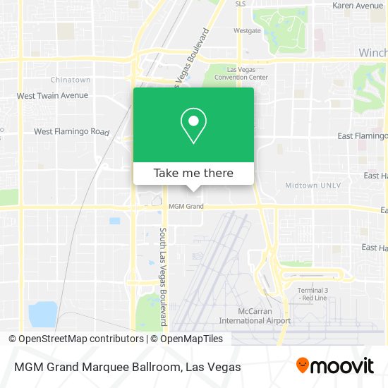 How to get to MGM Grand Hotel and Casino in Paradise by Bus?