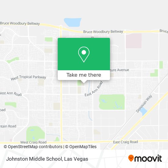 Johnston Middle School map