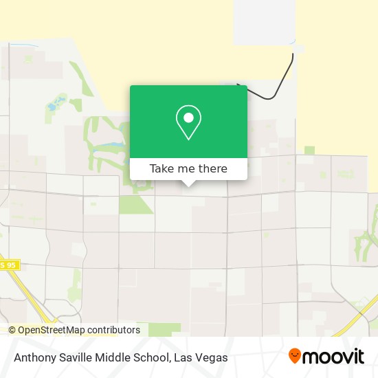 Anthony Saville Middle School map