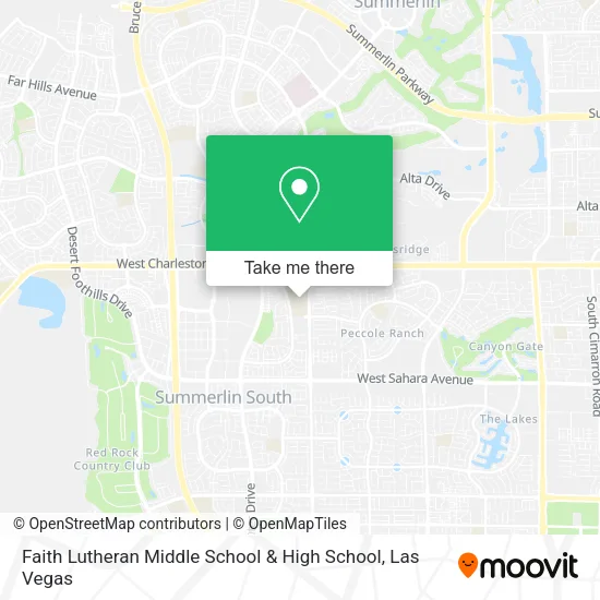 Faith Lutheran Middle School & High School map