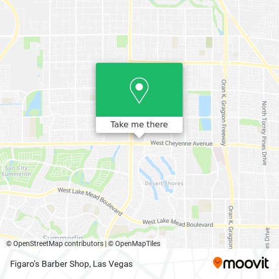 Figaro's Barber Shop map