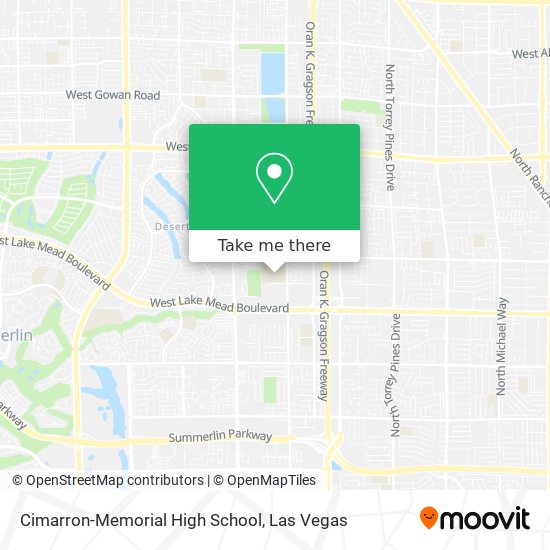 Cimarron-Memorial High School map