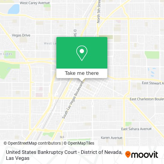 United States Bankruptcy Court - District of Nevada map