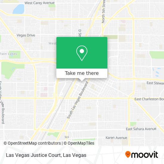 Mapa de Las Vegas Justice Court