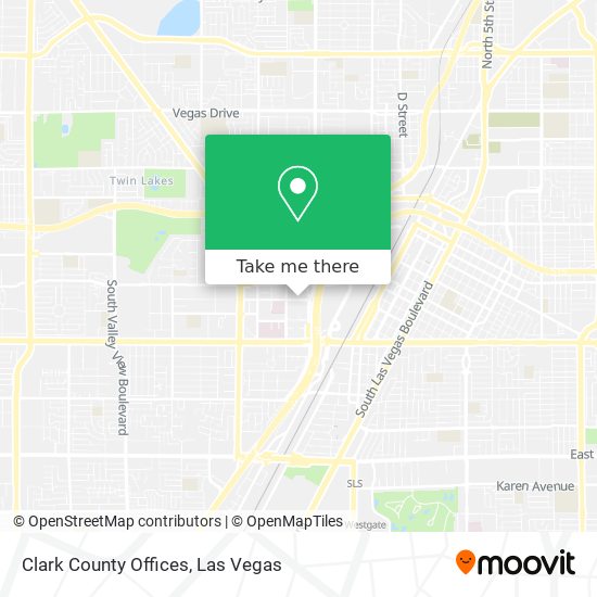 Clark County Offices map