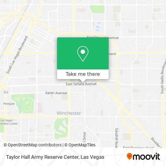 Taylor Hall Army Reserve Center map