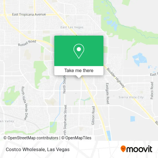 Costco Wholesale map