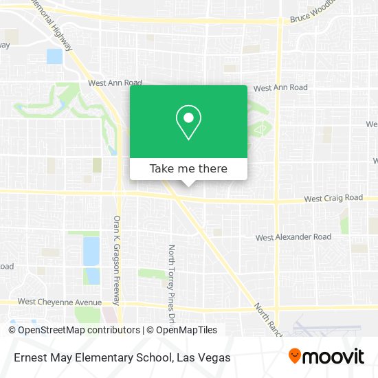 Ernest May Elementary School map