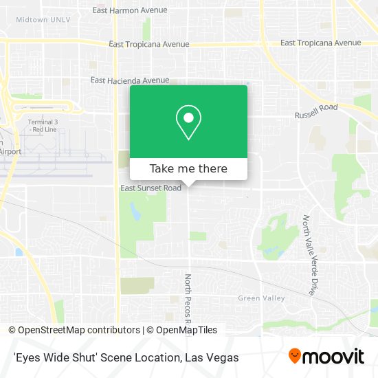 'Eyes Wide Shut' Scene Location map