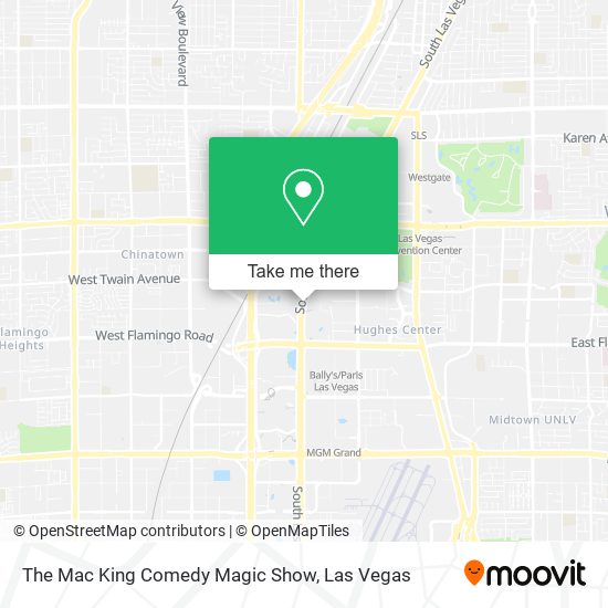 The Mac King Comedy Magic Show map