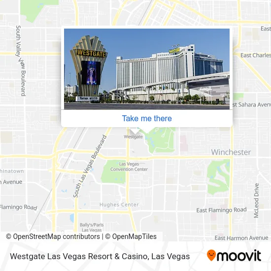 Westgate Las Vegas Resort & Casino map