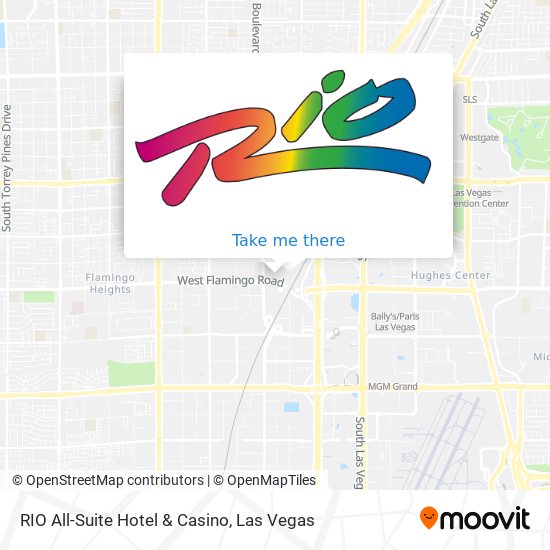 Map Of Rio Las Vegas